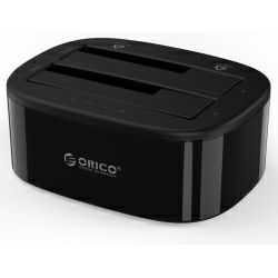 Orico Docking stanica 2×2.5"/3.5" SATA HDD, funkcija kloniranja, USB3.0 (ORICO 6228US3-C)