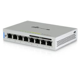 Ubiquiti UniFi Managed 8-port Gigabit Switch, 4×PoE, 60W (US-8-60W)