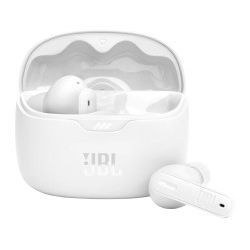 JBL Tune Beam, In-ear slušalice s mikrofonom, IPX2, bijele