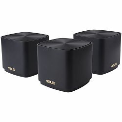 ASUS ZenWiFi XD4 Plus Black (3-pack) AX1800 Dual-Band WiFi 6 (802.11ax) Mesh System, Easy Setup & Management, Whole-home Coverage, AiProtection Classic with Parental Controls, Safe Browsing, Instant G