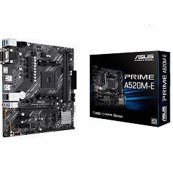 ASUS PRIME A520M-E AM4 mATX MB - AMD A520 2xDIMM DDR4 1xM.2 4xSATA PCIe 3.0 1Gb Ethernet 1xD-SUB 1xDVI-D 1xHDMI