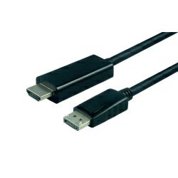 Roline VALUE DisplayPort kabel, DP(M) - UHDTV(M), 2.0m