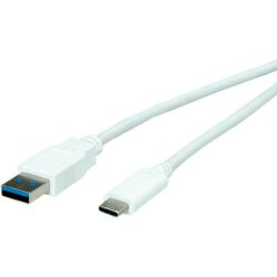 Roline VALUE USB3.1 kabel, A-C, M/M, 0.5m