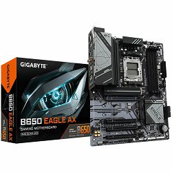 GIGABYTE MB B650 EAGLE AX (AM5, 4xDDR5 128, 1x PCI-E 4.0 x16x16, 3x PCI-E 3.0 x16x1, 4x SATA, 3x M.2 PCIe 4.0, 1xHDMI, 1xDP, Realtek Wi-Fi 6E, 2.5GbE LAN, ATX, Retail)