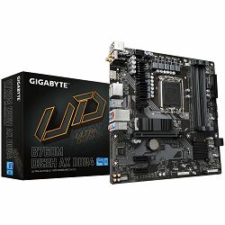 GIGABYTE Mainboard Desktop B760M DS3H AX DDR4 (LGA1700, 4x DDR4, 1xD-Sub, 1xHDMI, 2xDP, 2.5GLAN, Wi-Fi 6E 802.11ax, 1x PCI Express x16 4.0, 2x PCI Express x1 3.0, 2xM.2, 4xSATA3, 1x USB Type-C, 5x USB