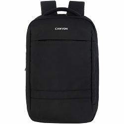 CANYON BPL-5, Laptop backpack for 15.6 inch, Product spec/size(mm): 440MM x300MM x 170MM, Black, EXTERIOR materials:100% Polyester, Inner materials:100% Polyester, max weight (KGS): 12kgs