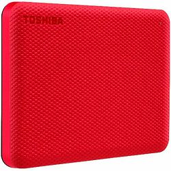 Toshiba External Hard Drive Canvio Advance (2.5 1TB, USB3.2 Gen 1, Red)