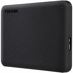 Toshiba External Hard Drive Canvio Advance (2.5 2TB, USB3.2 Gen 1, Black)