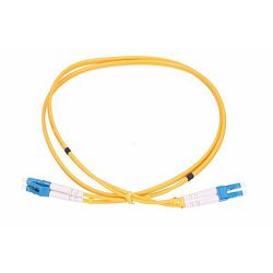 NFO Patch cord, LC UPC-LC UPC, Singlemode 9 125, G.652D, 3mm, Duplex, 15m