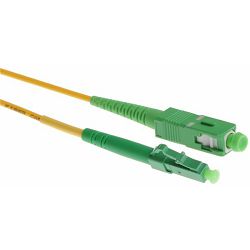 NFO Patch cord, LC APC-SC APC, Singlemode 9 125, G.657A2, Simplex, 3m