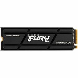 KINGSTON FURY Renegade 4TB SSD with Heatsink, M.2 2280, PCIe 4.0 NVMe, Read/Write 7300/7000MB/s, Random Read/Write: 1000K/1000K IOPS