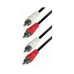 Transmedia RCA Stereo Kabel 1,5m