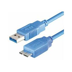 Transmedia USB 3.0 type A plug - Micro USB type B plug, 5,0 m