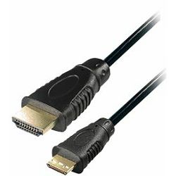 Transmedia HDMI-plug type A to HDMI plug type C, 2m