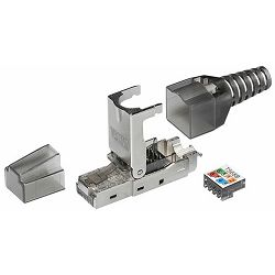 Transmedia Tool-less RJ 45 plug STP CAT 6A