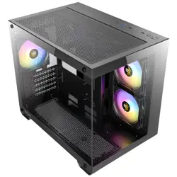 ANTEC CX600M RGB mini ATX okno črno ohišje