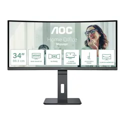 AOC Curved Display CU34P3CV - 86.36 cm (34") - 3440 x 1440 Quad HD