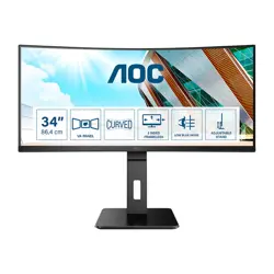 AOC LED Curved-Display CU34P2A - 86 cm (34") - 3440 x 1440 UWQHD