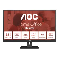 AOC LED-Display 24E3UM/BK - 60.5 cm (24") - 1920 x 1080 Full HD