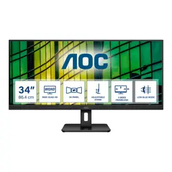 AOC LED-Display U34E2M/BK - 86.4 cm (34") - 3440 x 1440 WQHD