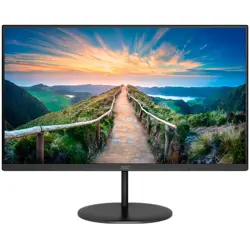 AOC Monitor Q27V4EA 27” 2K Office (IPS, 2560x1440, 75Hz, 4 ms, 178°/178°, 250 cd/m, 20M:1, Antiglare 3H, HDMI, DP, Audio, Tilt) Black, 3y