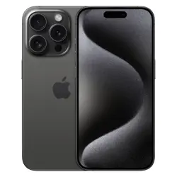 Apple iPhone 15 Pro 128GB Black Titanium;;USB-C/USB-C, batteryCARE+