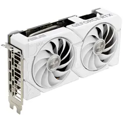 ASUS Dual GeForce RTX 4060 OC 8GB EVO GDDR6 (DUAL-RTX4060-O8G-EVO-WHITE) bela gaming grafična kartica