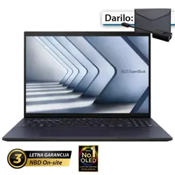 ASUS ExpertBook B9 OLED 14" (35,56cm) WQXGA Core 5 120U 16GB 1TB 0,99kg Win11 Pro prenosni računalnik + ovitek in LAN adapter (B9403CVAR-WB53D0X)