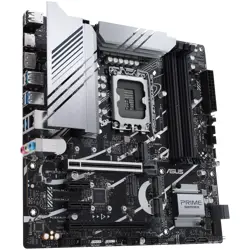 ASUS PRIME Z790M-PLUS LGA1700 mATX MB - Intel Z790 4xDIMM DDR5 3xM.2 4xSATA PCIe 5.0 1Gb Ethernet 1xDisplayPort 1xHDMI with Aura Sync support