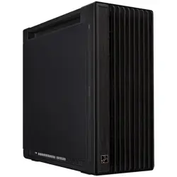 ASUS ProArt PA602 Wood Edition (Metal Panel) E-ATX Computer case, 420 mm radiator support, 1x 140 mm and 2x 200mm pre-installed fans, front panel IR dust indicator, power lock latch, tool-less PCIe mo