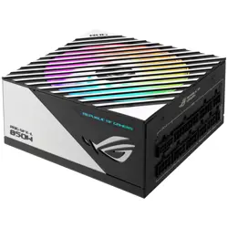 ASUS ROG Loki SFX-L 850W Platinum PSU, Compact form factor, ATX 3.0, PCIe Gen 5.0 ready, Fully modular, 80 Plus Platinum, Axial-tech fan design, Dual ball fan bearings, 0dB Tech., ARGB-Illuminated fan