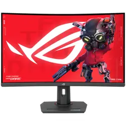 ASUS ROG Strix XG32WCS Curved Gaming Monitor - 32" (31.5"), QHD (2560 x 1440), 1500R Curvature, 180Hz (Above 144Hz), 1ms (GTG), Fast VA, Extreme Low Motion Blur Sync, USB Type-C, FreeSync, DisplayWidg