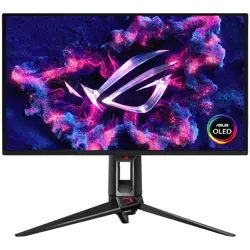 ASUS ROG Swift OLED PG27UCDM Gaming monitor - 27" (26.5" viewable), 4K (3840 x 2160) QD-OLED panel, 240Hz, 0.03ms (GTG), G-SYNC compatible, custom heatsink, OLED Care Pro, DisplayHDR 400, uniform brig