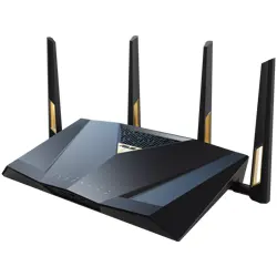 ASUS RT-BE88U BE7200 Dual-Band WiFi 7 (802.11be) AiMesh Extendable Router, 7.2 Gbps, 34G wired capacity, Dual 10G ports, SFP+ port, Four 2.5G ports, Commercial-grade security, Guest Network Pro, VPNs