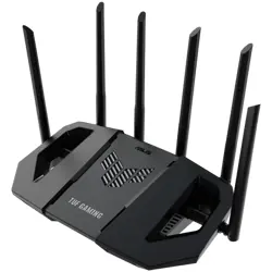 ASUS TUF Gaming BE6500 Dual-Band WiFi 7 (802.11be) Extendable Gaming Router, Quad 2.5GbE ports, 3-step Port Forwarding, Smart Home Master, AiMesh support, and AiProtection Pro for Network Security