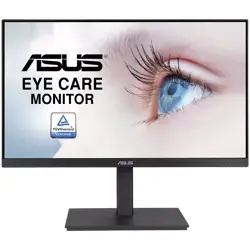 ASUS VA24EQSB Business Monitor - 24" (23.8" viewable), Full HD, IPS, Frameless, 75Hz, Adaptive-Sync, Low Blue Light, Flicker Free, Ergonomic Design, Wall Mountable