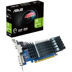 ASUS Video Card NVidia GeForce GT 710 2GB GDDR5 EVO (GT710-SL-2GD5-BRK-EVO) VGA, low-profile, PCIe 2.0, 1xD-SUB, 1xDVI-D, 1xHDMI 1.4b