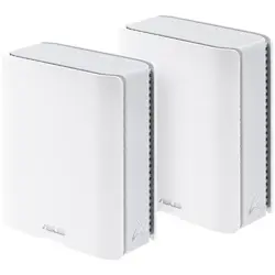 ASUS ZenWiFi BT10 (2-pack) BE18000 Tri-band WiFi 7 (802.11be) Mesh System, Smart AiMesh, 6 GHz WiFi, 18 Gbps, Dual 10G Ports, Smart Home Master SSIDs for IoT Devices & Parental Controls, Advanced Netw