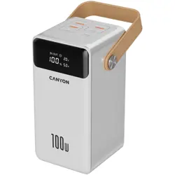 CANYON power bank OnPower 610 metal 60000 mAh PD100W White