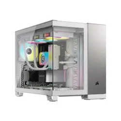 Case Corsair 2500X M-ATX TG White/Satin Gray Alloy