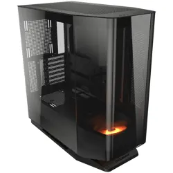 COUGAR | FV270 Black | PC Case | Mid tower / Tempered, Curved Glass Perimeter / Quick Detachable Air Filters / Up to 9 Fans (1x120mm RGB Preinstalled) / Black