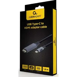 Gembird USB Tip C na HDMI kabel, 1,8m, 4K-60Hz