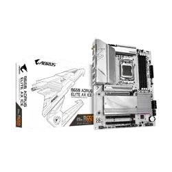 GIGABYTE B650 AORUS ELITE AX ICE, DDR5, SATA3, USB3.2Gen2x2, DP, 2.5GbE, WiFi 6E, AM5 ATX