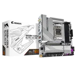 Gigabyte B650M AORUS ELITE AX ICE - motherboard - micro ATX - Socket AM5 - AMD B650