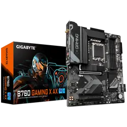 GIGABYTE B760 GAMING X AX, DDR5, SATA3, USB3.2Gen2, DP, WiFi 6E, LGA1700 ATX.