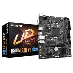 GIGABYTE H510M S2H V3, DDR4, SATA3, HDMI, USB3.2Gen1, LGA1200 mATX.