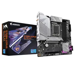 GIGABYTE Mainboard B760M AORUS ELITE AX DDR5 - Micro-ATX - Socket Intel 1700 - Intel B760