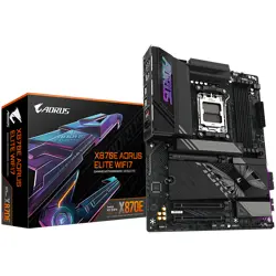 GIGABYTE MB X870E AORUS ELITE WIFI7 (AM5, 4x DDR5 256GB, 1x PCI-E 5.0 x16x16, 1x PCI-E 4.0 x16x4, 1x PCI-E 3.0 x16x2, 3x M.2 PCIe 5.0 & 1x M.2 PCIe 4, 4x SATA, 2x USB4 Type-C, 6x USB 3.2, 3x USB 2.0, 