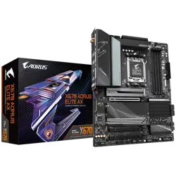 GIGABYTE X670 AORUS ELITE AX, DDR5, SATA3, USB3.2Gen2x2, DP, WiFi, AM5 ATX