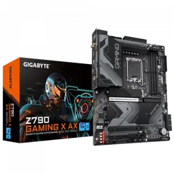 GIGABYTE Z790 GAMING X AX, DDR5, SATA3, USB3.2Gen2x2, DP, 2.5GbE, WIFI 6E, LGA1700 ATX